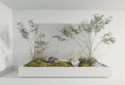 现代景观小品3D模型下载